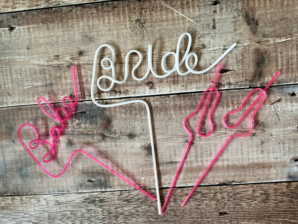 Bride Straw: Hen Party Bridal Shower Cocktail Straw
