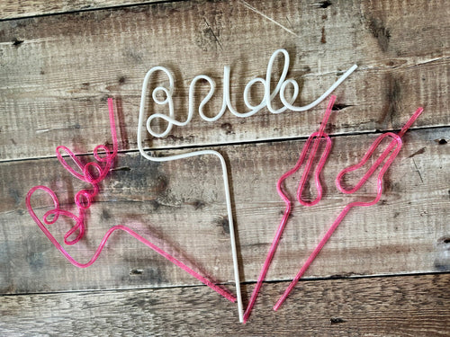 Bride Straw: Hen Party Bridal Shower Cocktail Straw