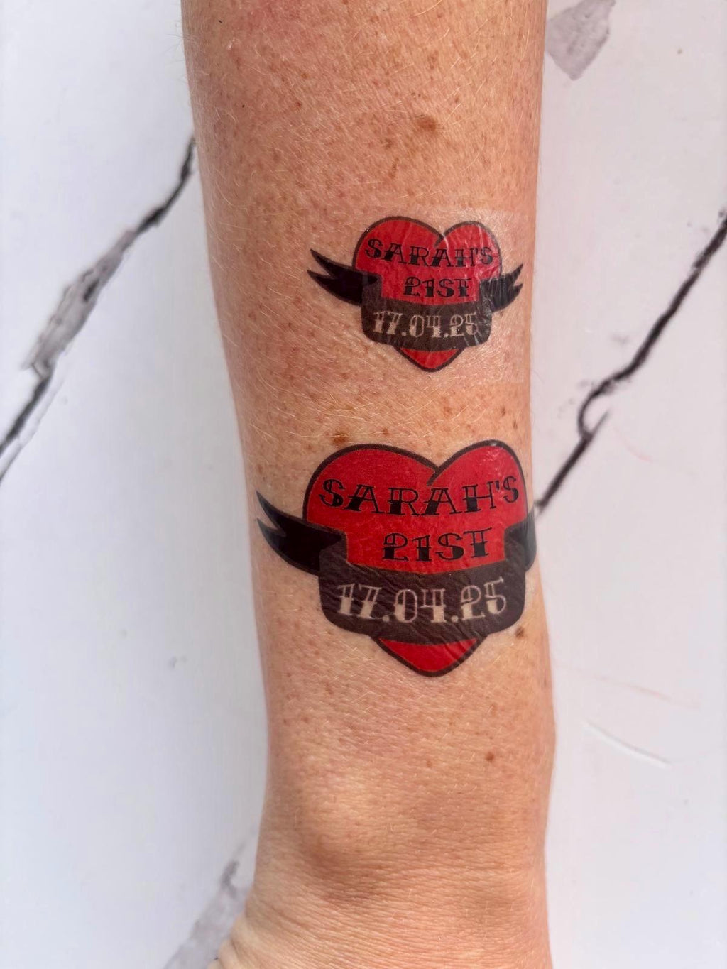 Personalised Birthday Party Tattoos: Custom Temporary Tattoo Favours