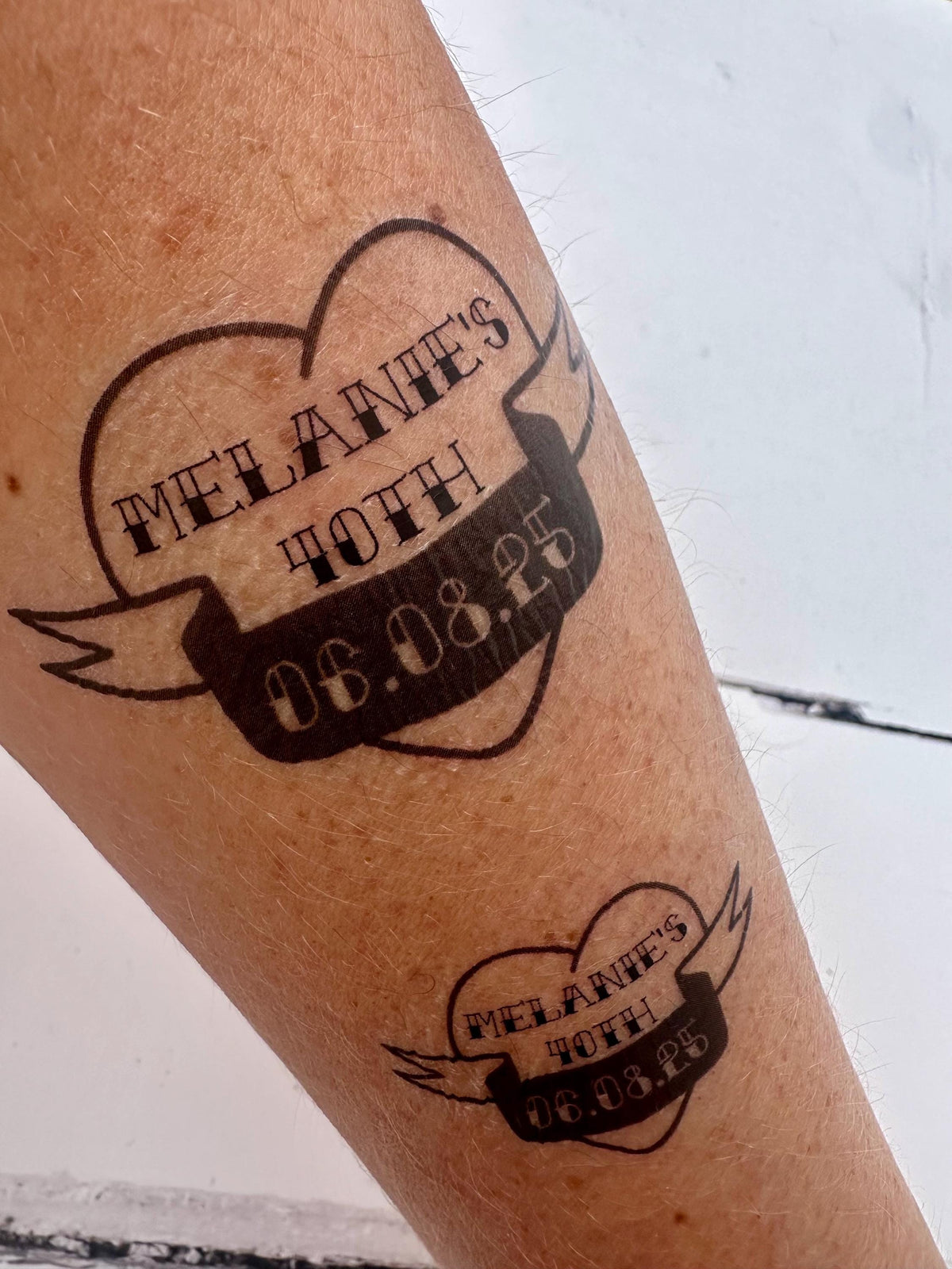 Personalised Birthday Party Tattoos: Custom Temporary Tattoo Favours