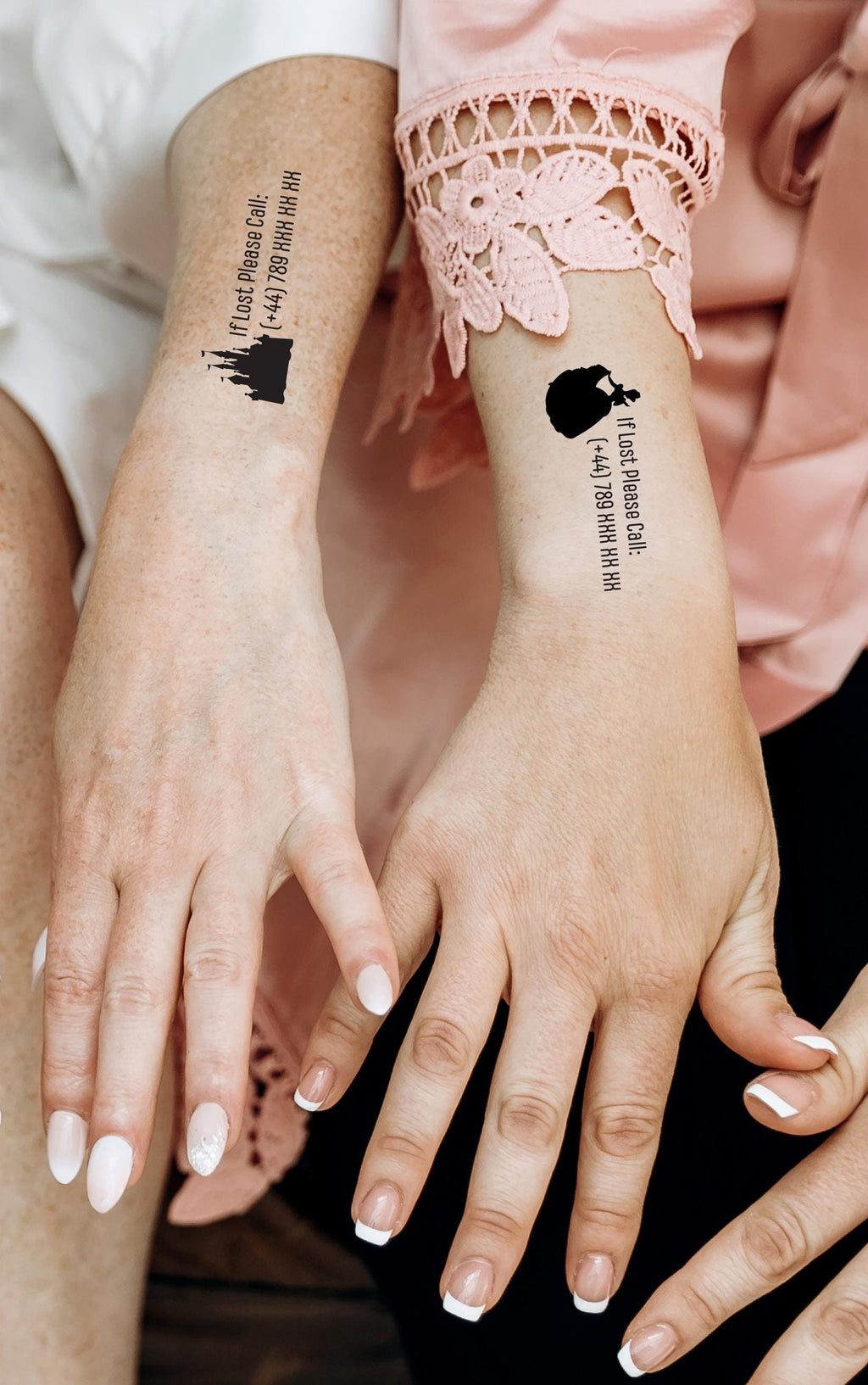 Personalised Child Safety Temporary Tattoos: Emergency Contact ID