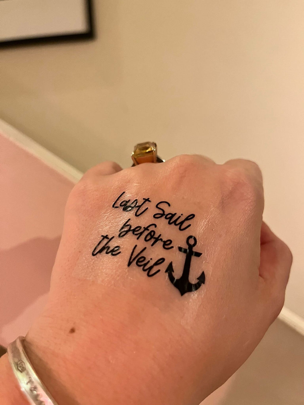 Last Sail Before the Veil Tattoos: Nautical Hen Party Accessories