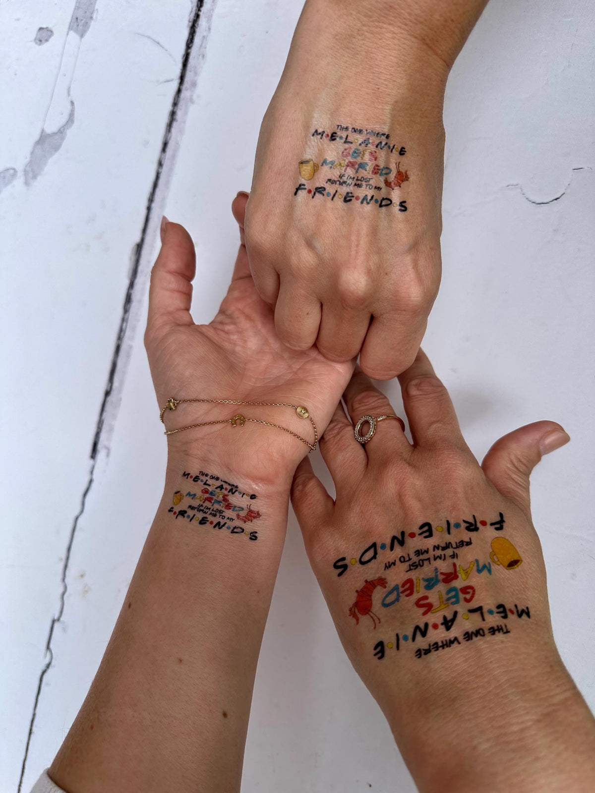 Friends Hen Party Tattoos: Bachelorette Party Favors