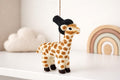 Felt Giraffe Ornament | Handmade Wool, Top Hat | Nursery Decor