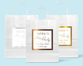 Personalised Hen Party Stickers: Custom Metallic Foil Gift Bag Labels