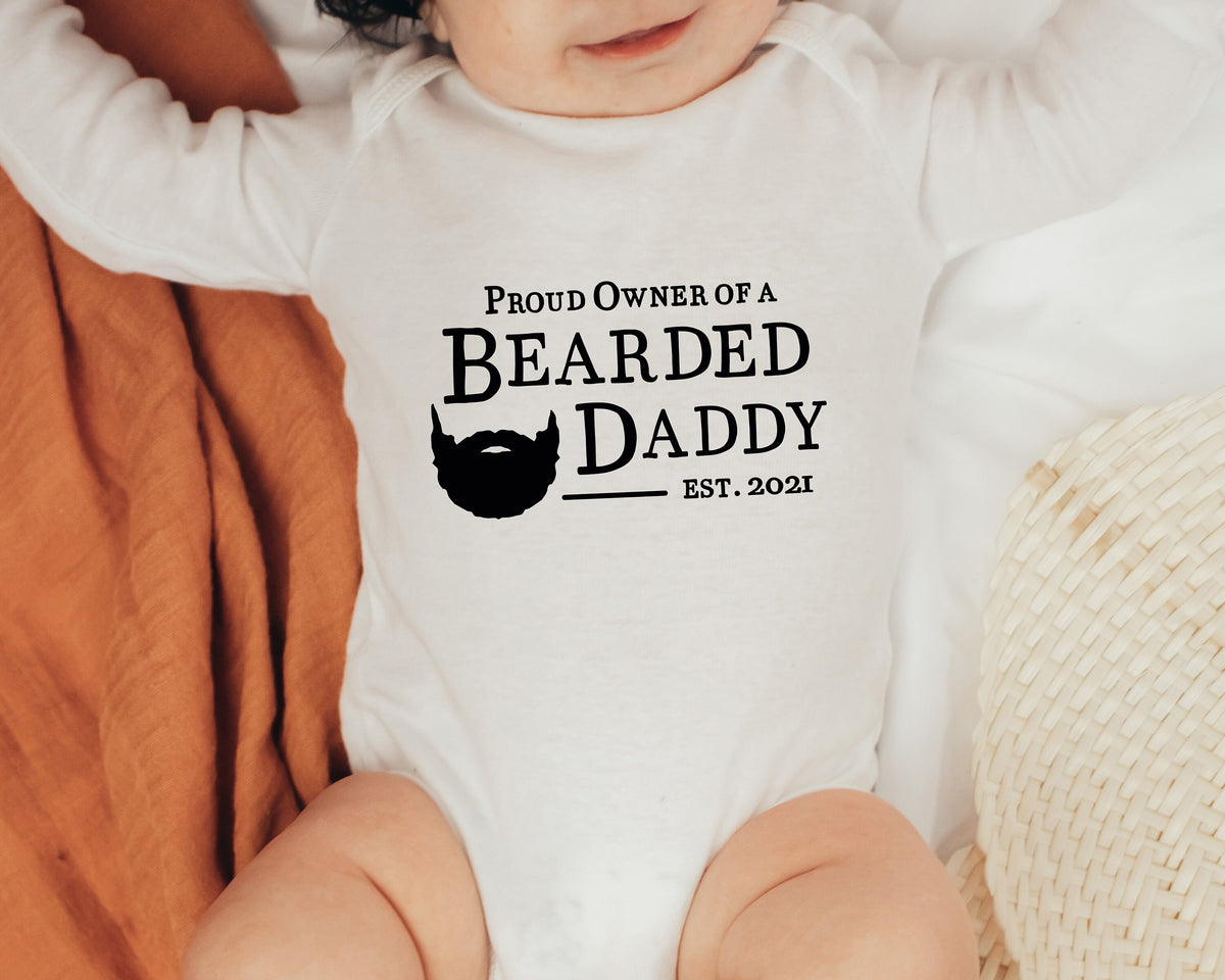 Bearded Daddy T-Shirt & Onesie Set - Father's Day Twinning Outfit