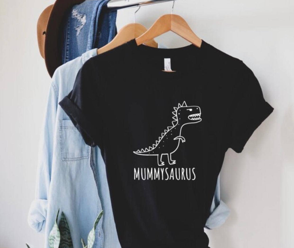 Dinosaur Family Matching Outfits: Daddy & Baby T-Shirt Onesie Set