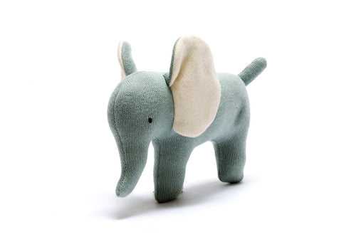 Cotton Elephant Toy - Friendly Elephant Gift for New Baby