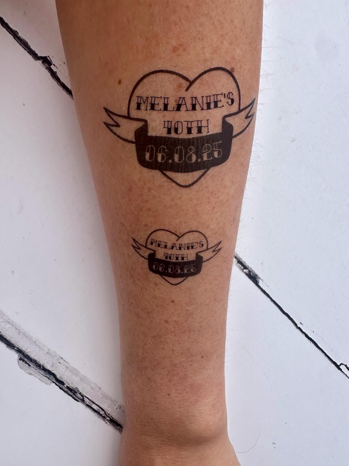 Personalised Birthday Party Tattoos: Custom Temporary Tattoo Favours