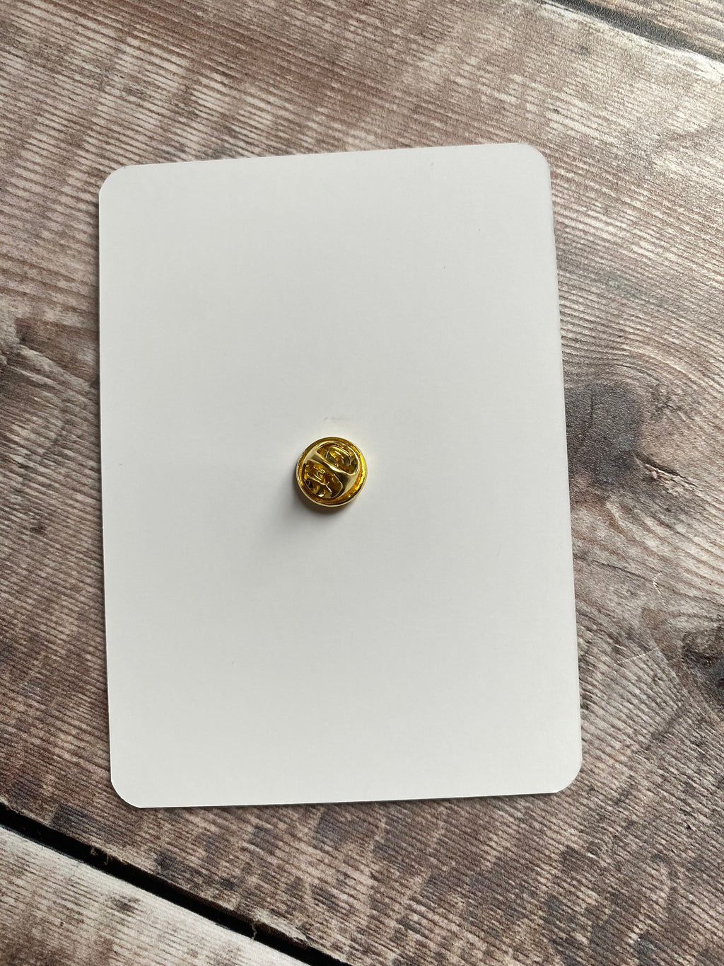 Sending Hugs Enamel Pin: Gold & Blush Letterbox Gift