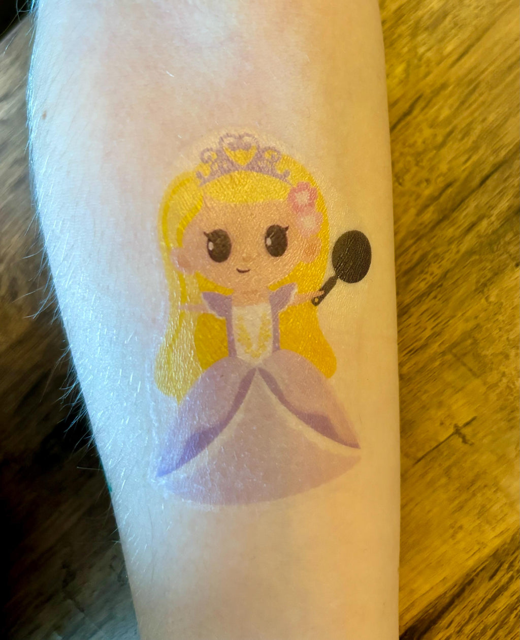 Personalised Princess Temporary Tattoos: Party Bag Fillers