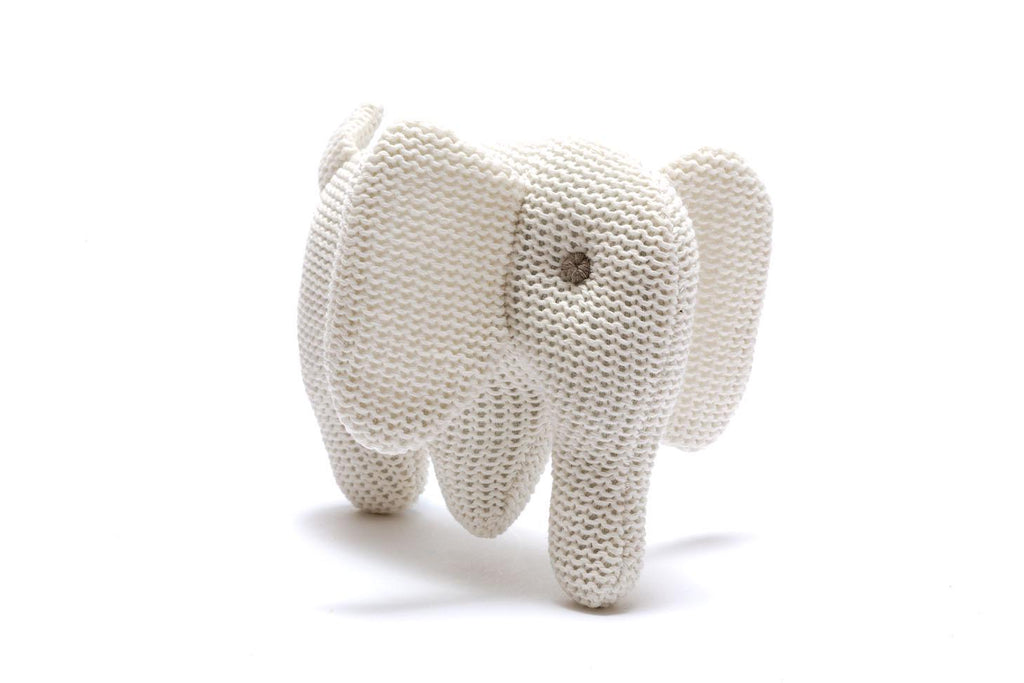 Crochet Cotton Elephant Rattle – Fair Trade Baby Toy