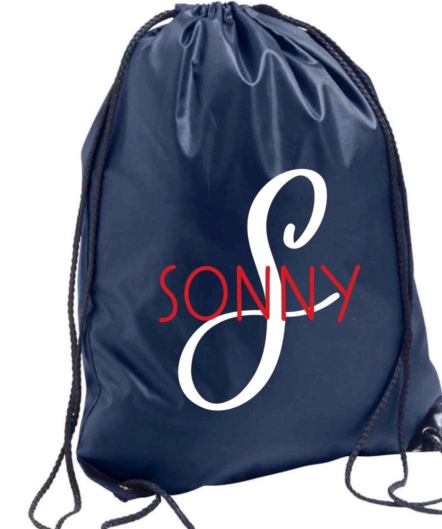 Personalised School Book Bag & Gym Bag Set - Custom Name, Water-Resistant