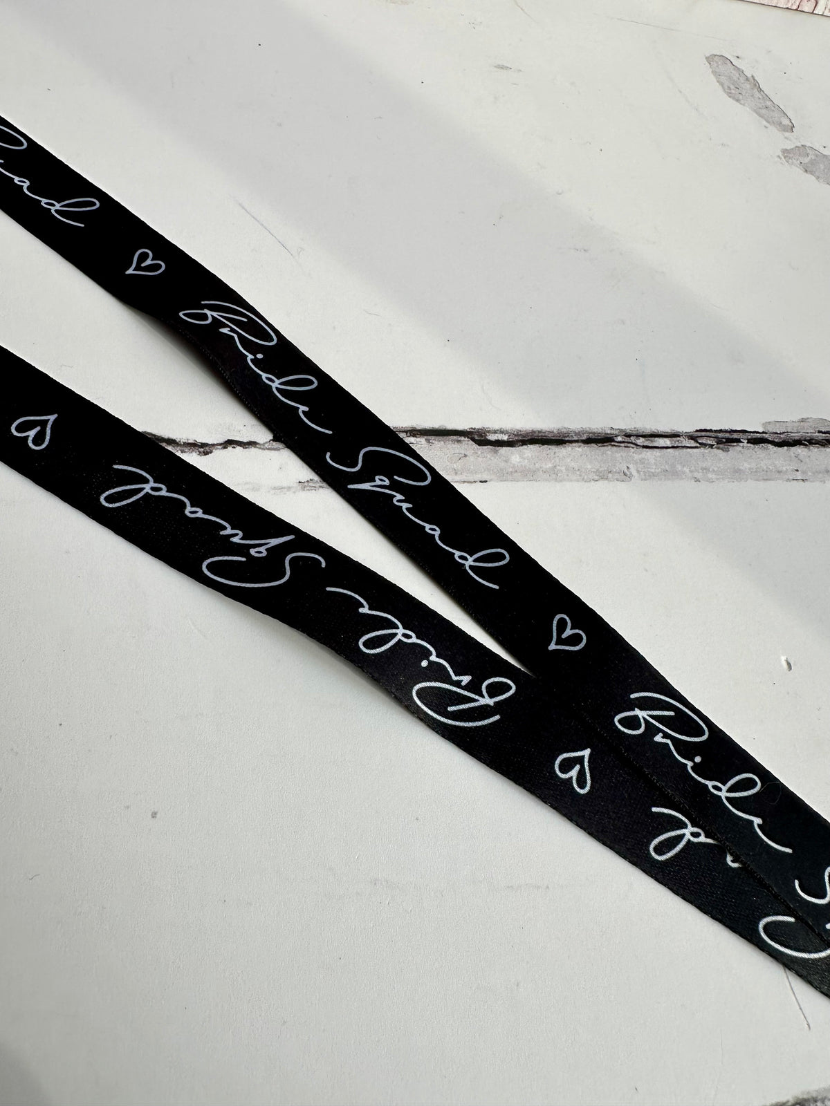 Bride Squad Lanyard: Bachelorette Party Favor, Hen Do Accessory