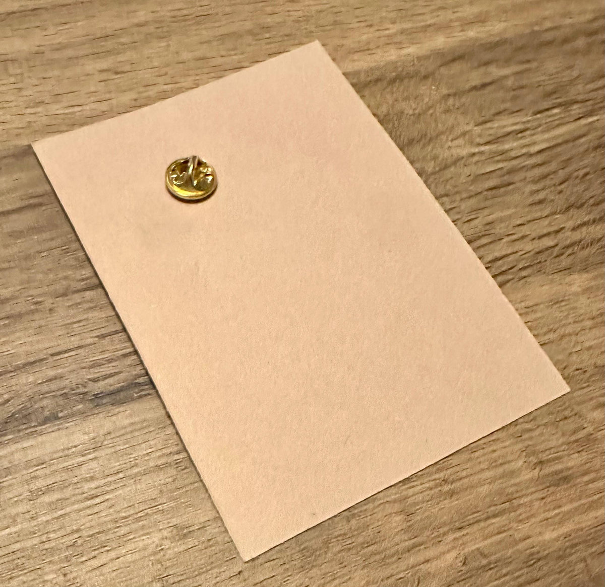 Sending Hugs Enamel Pin: Gold & Blush Letterbox Gift