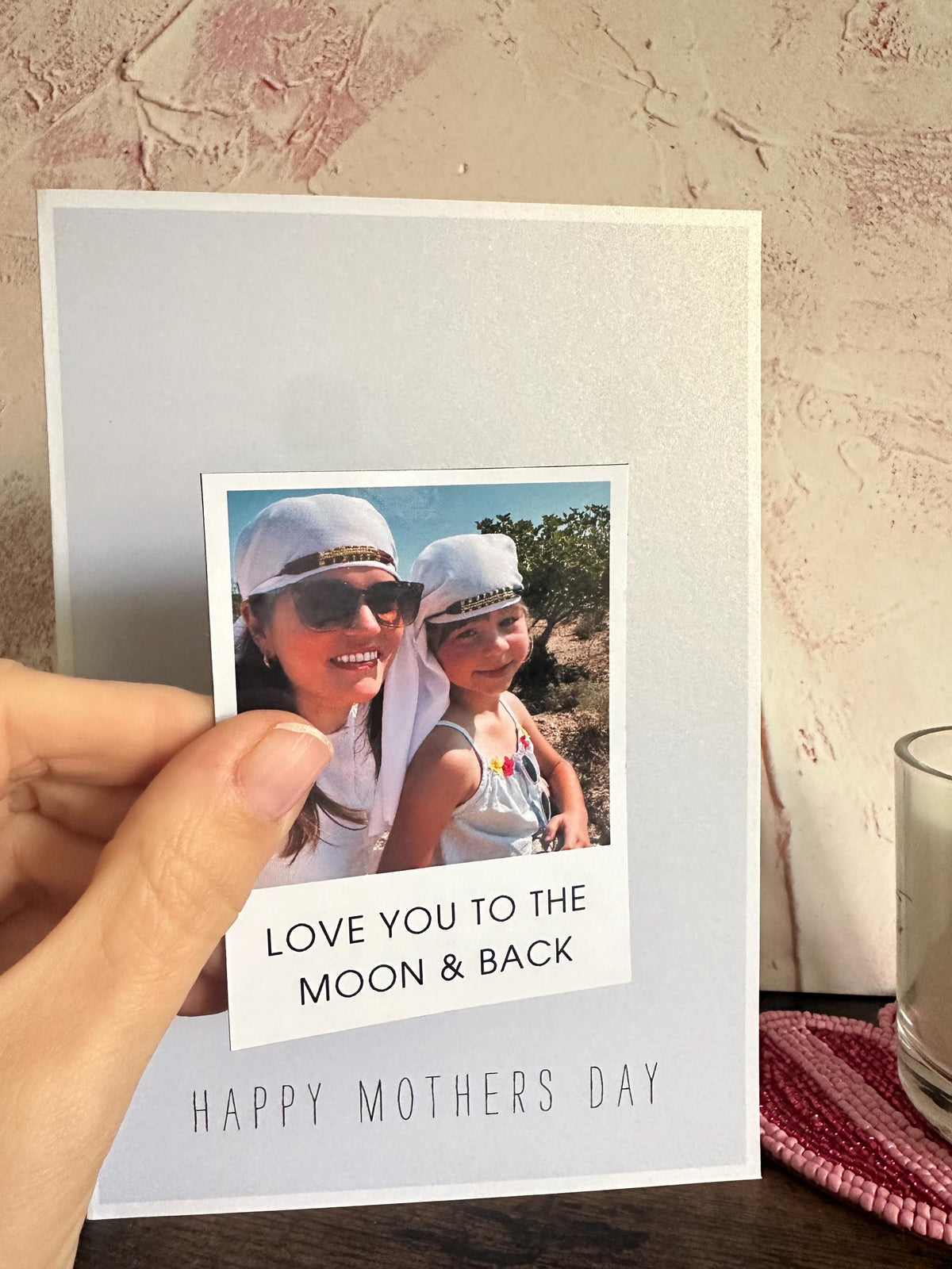 Personalised Photo Magnet Card – Custom Mother’s Day Keepsake Fridge Magnet