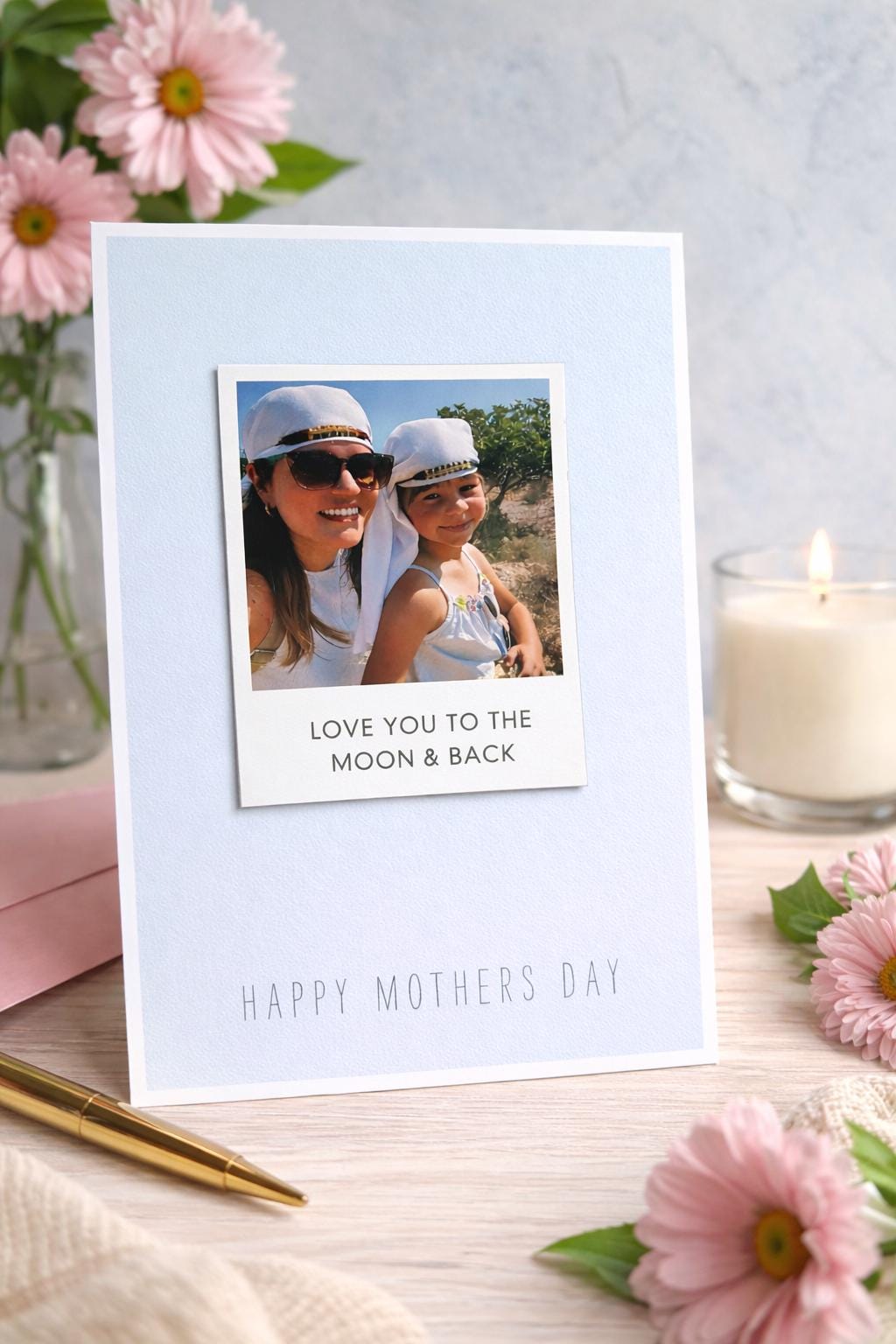 Personalised Photo Magnet Card – Custom Mother’s Day Keepsake Fridge Magnet