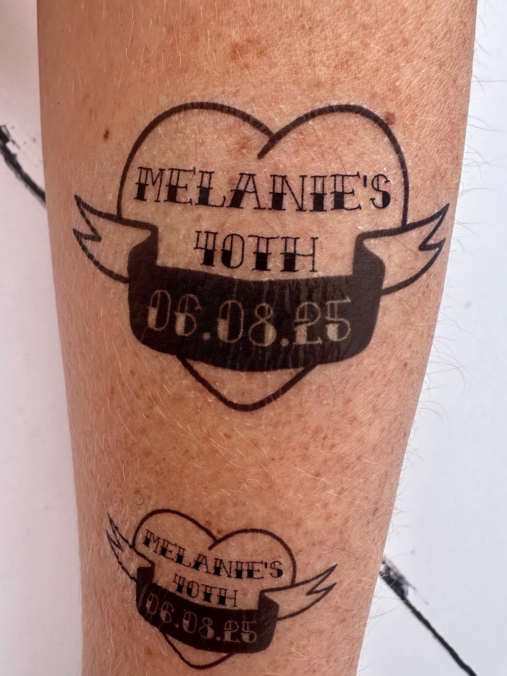 Personalised Birthday Party Tattoos: Custom Temporary Tattoo Favours