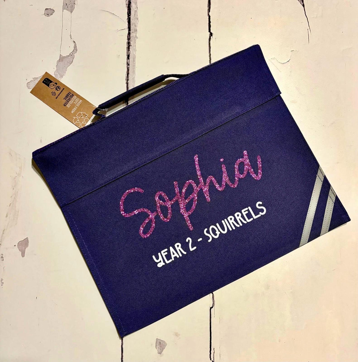Personalised School Book Bag: Custom Name Design, Kids Toddler Bag