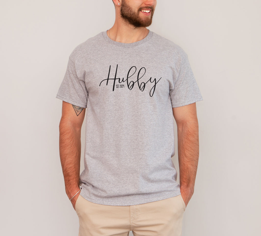 Personalised Hubby Sweater: Newlywed Gift, Custom Date Hoodie