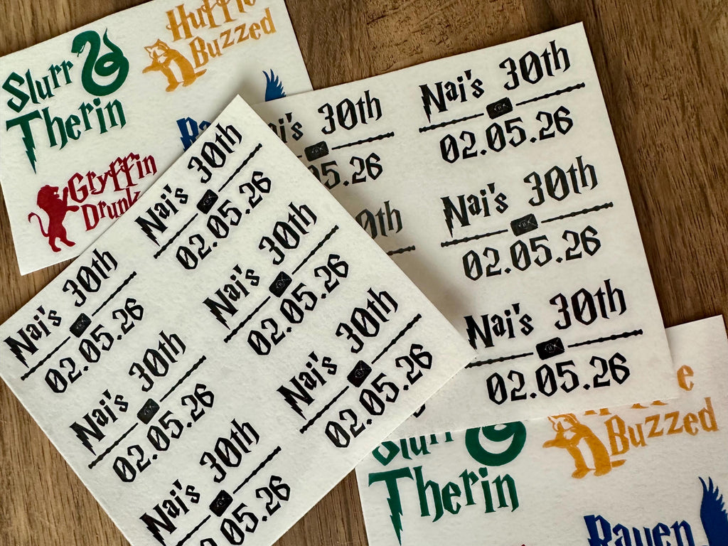 Wizard Hen Party Tattoos: Bride & Team Bride Accessories