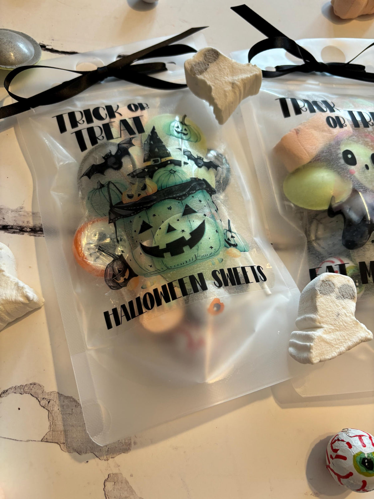 Personalised Halloween Sweet Pouch – Trick or Treat Party Favor