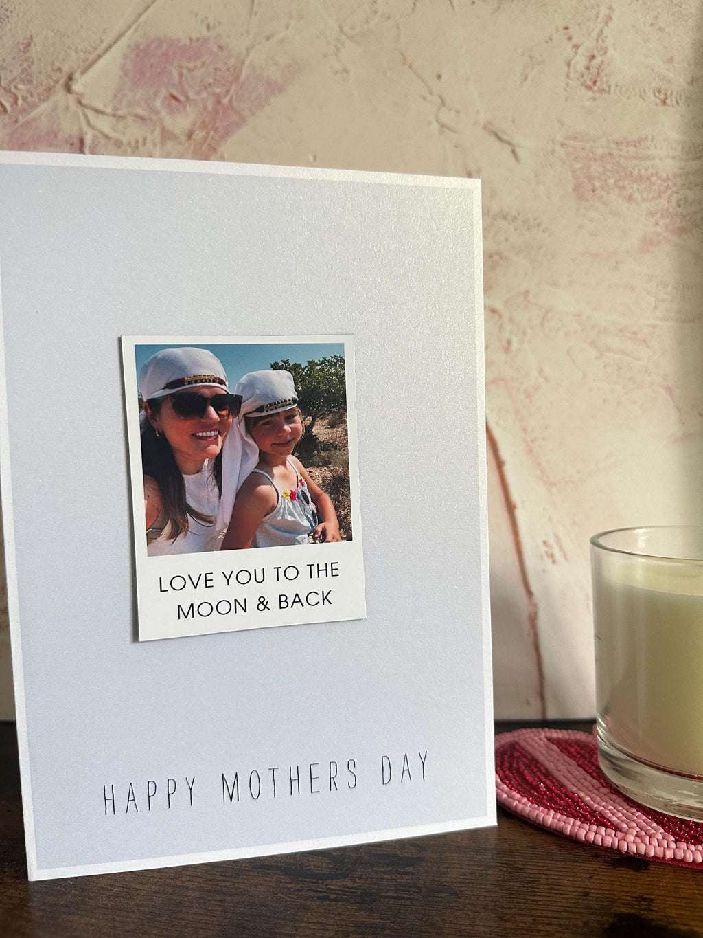 Personalised Photo Magnet Card – Custom Mother’s Day Keepsake Fridge Magnet