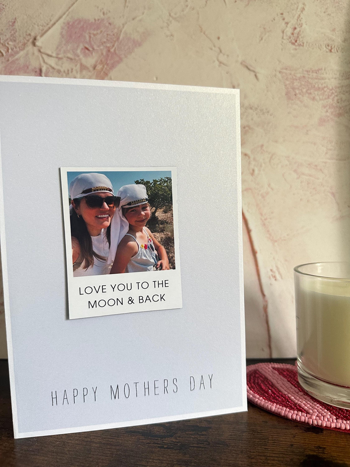 Personalised Photo Magnet Card – Custom Mother’s Day Keepsake Fridge Magnet
