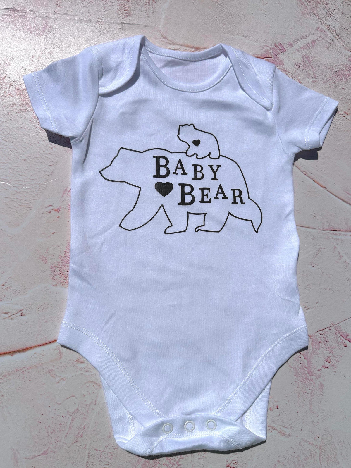 Daddy Bear T-Shirt & Baby Vest Set: Father's Day Twinning Outfit
