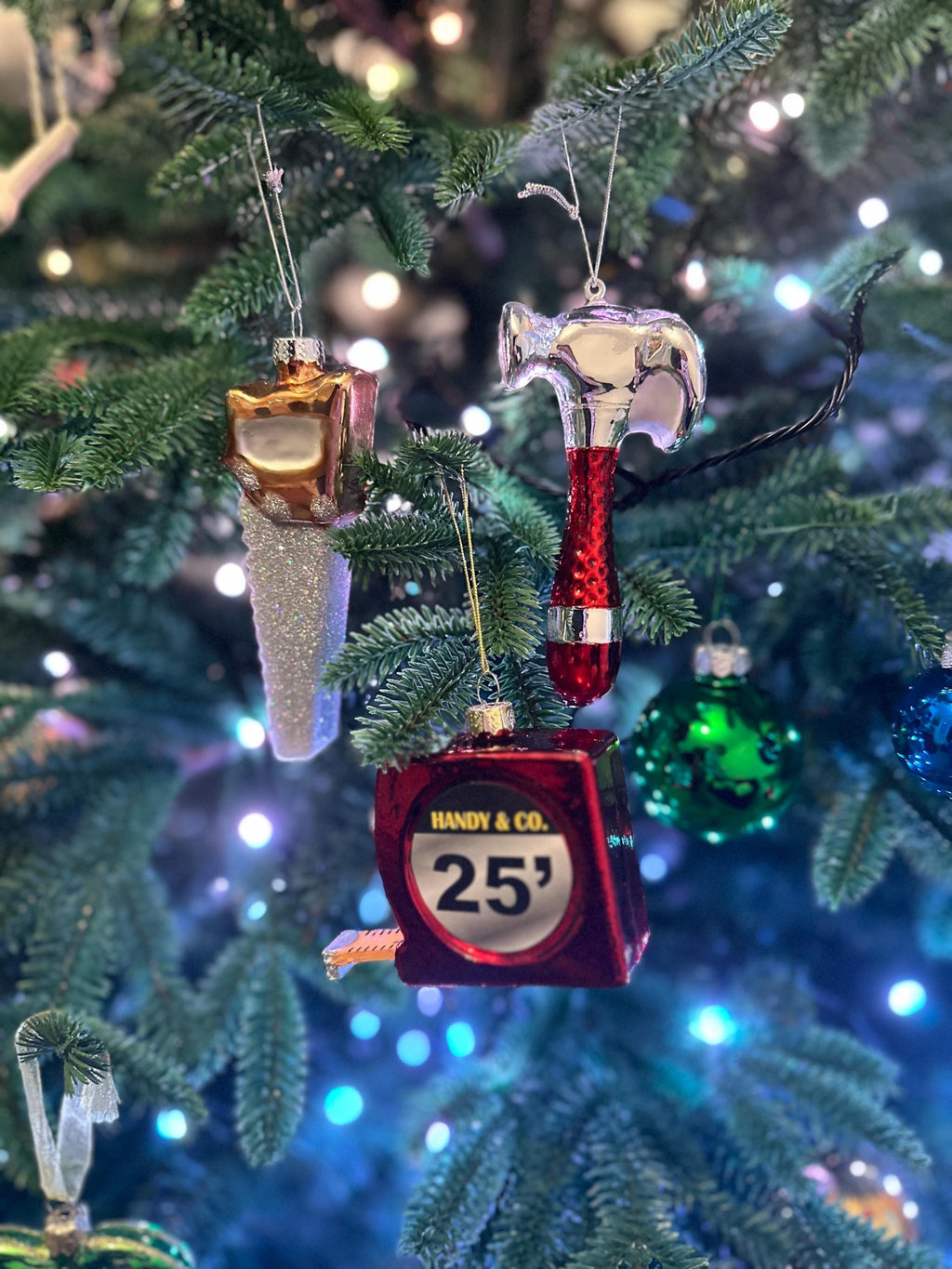 Tool Christmas Ornaments Set – Handyman Holiday Decor