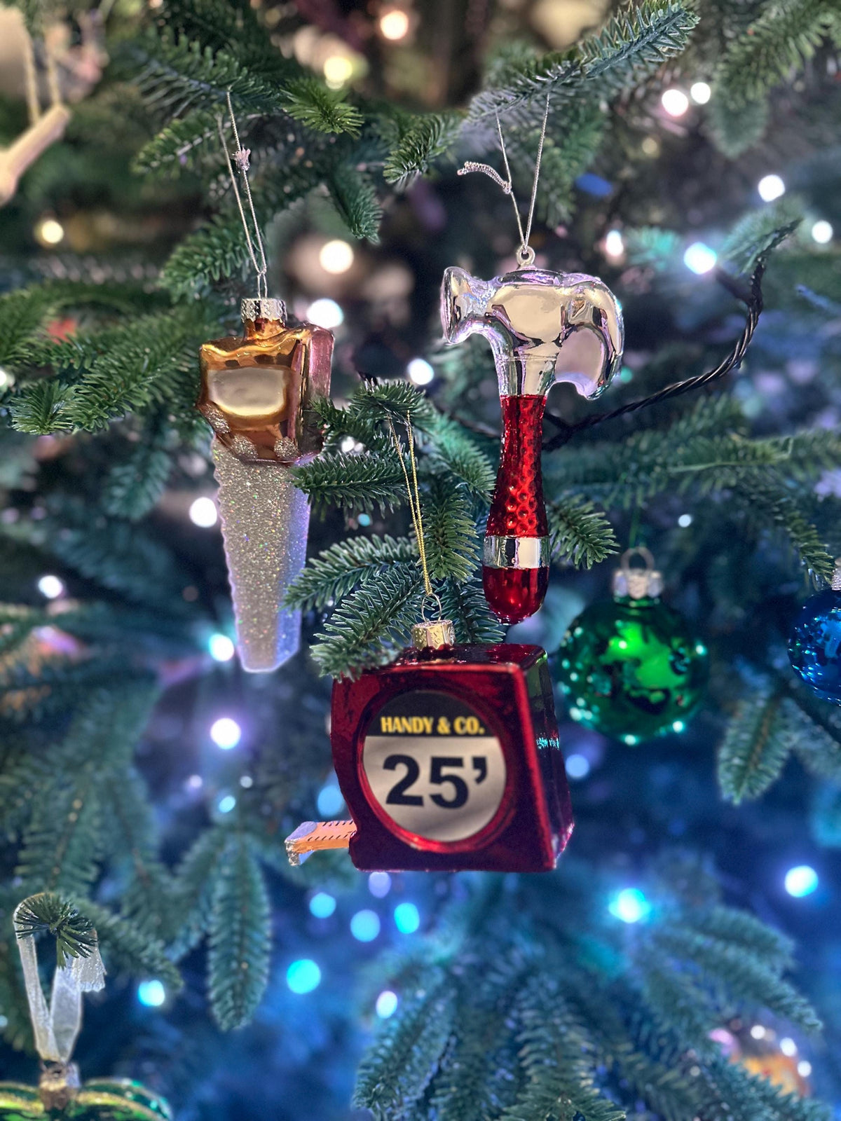 Tool Christmas Ornaments Set – Handyman Holiday Decor