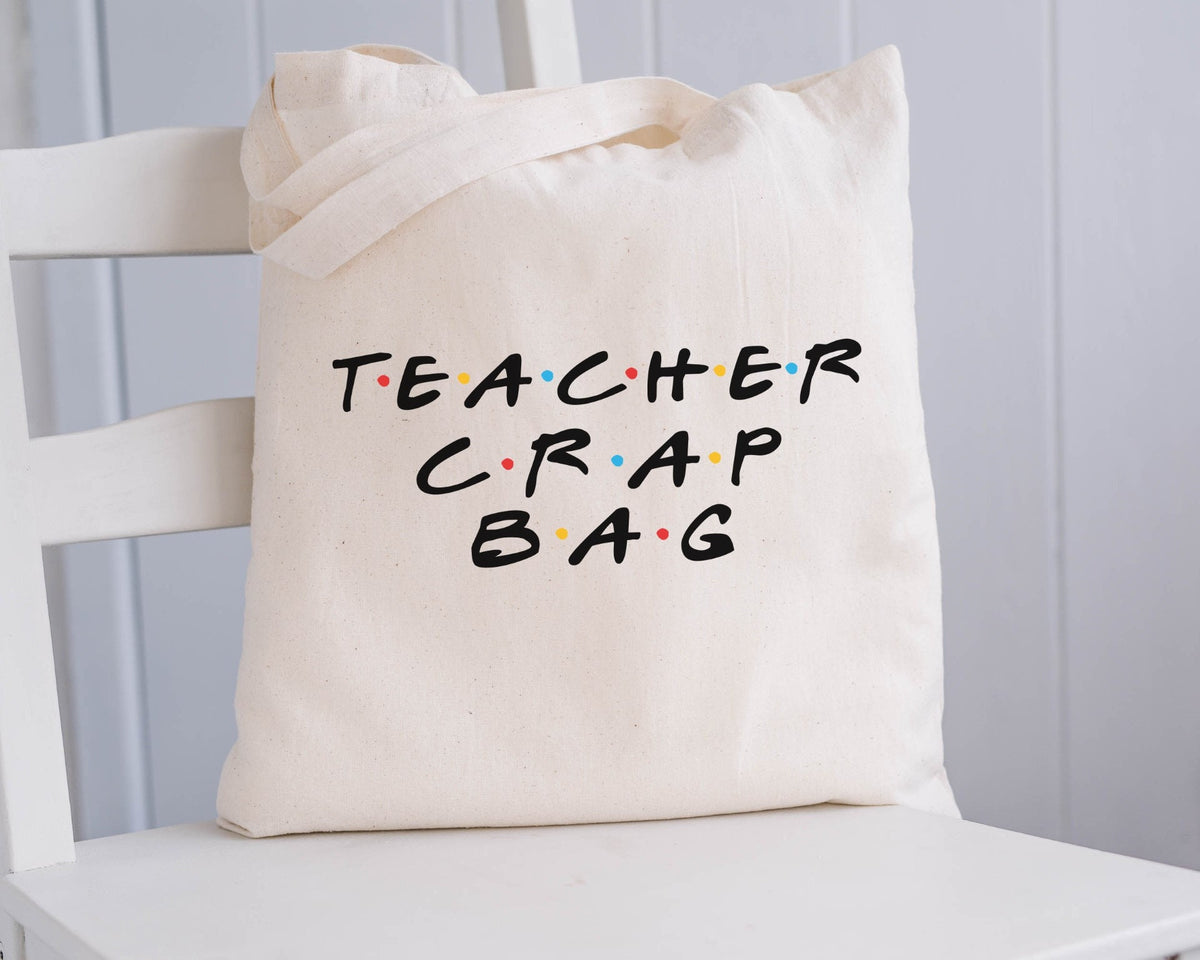 Cotton Tote "Crap Bag" - Funny Token Gift for Friends - Friends TV Show Gift
