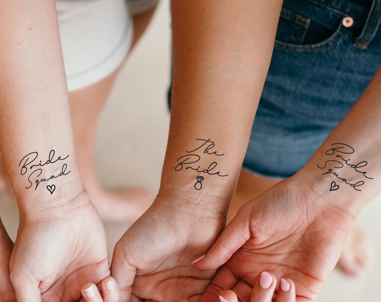 Team Bride Tattoos: Bachelorette Party Accessories