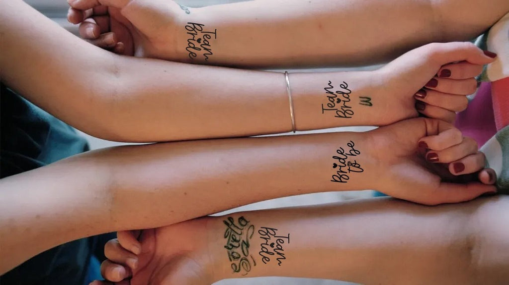 Team Bride Tattoos: Bachelorette Party Accessories
