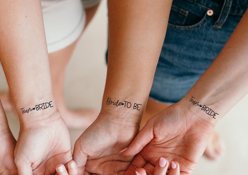 Team Bride Tattoos: Bachelorette Party Accessories