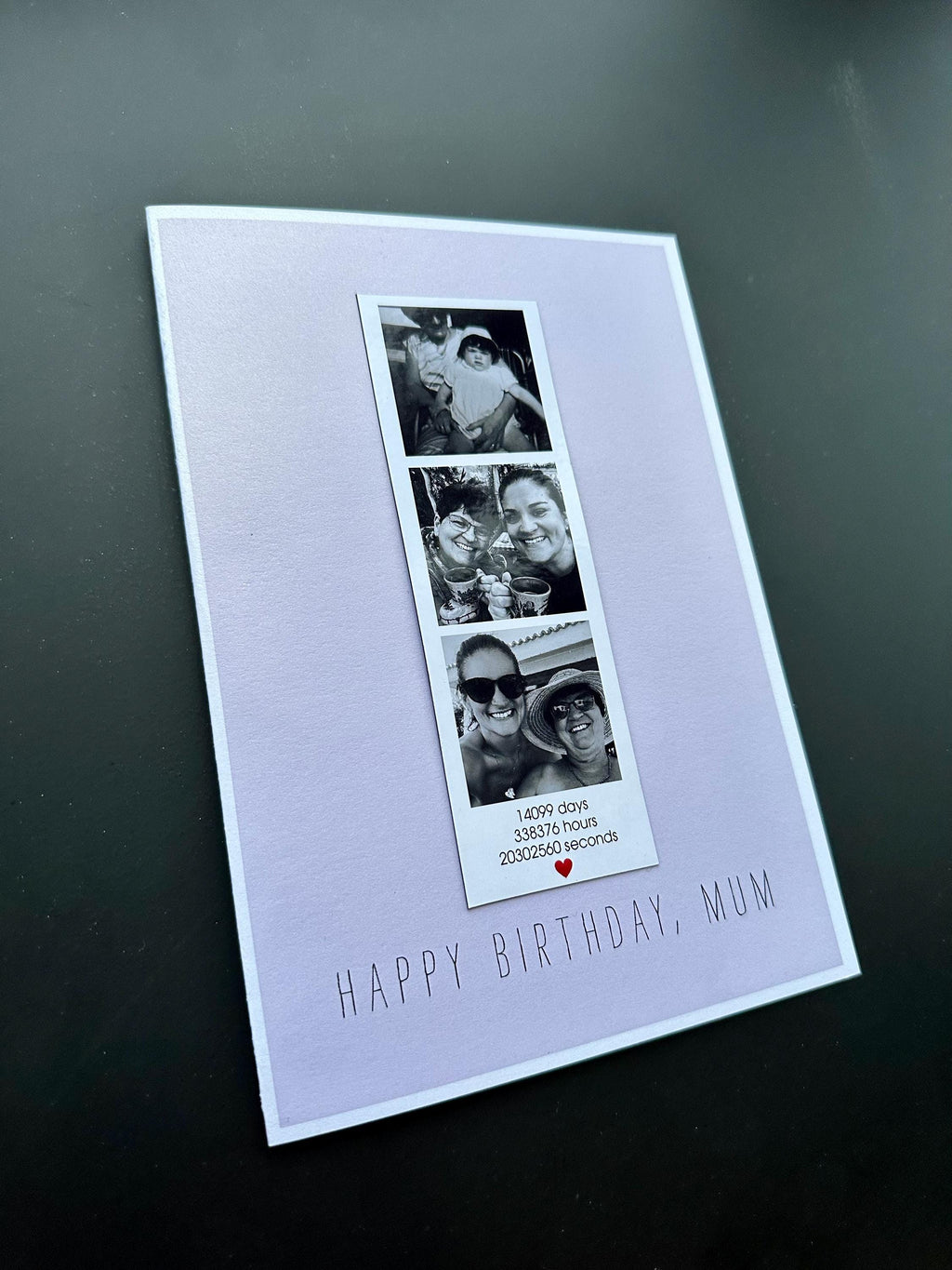 Personalised Birthday Card with Photo Magnet | Sentimental Keepsake Card