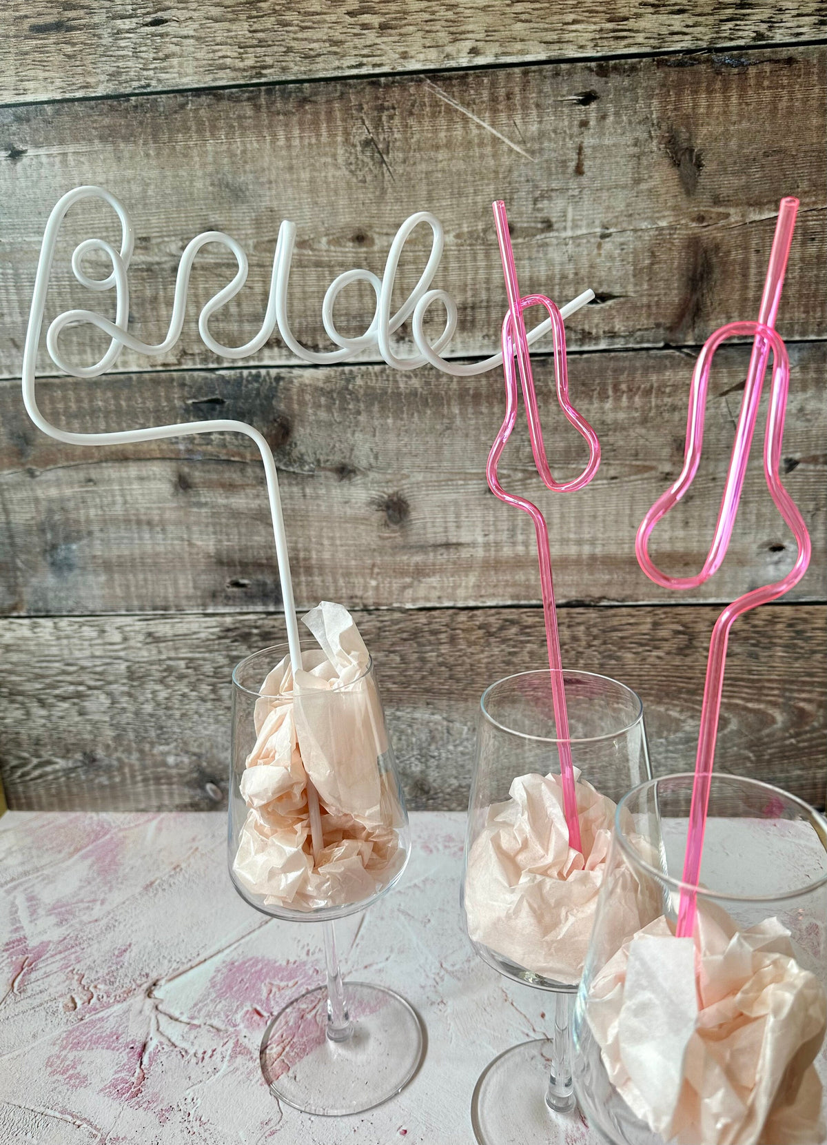 Bride Straw: Hen Party Bridal Shower Cocktail Straw