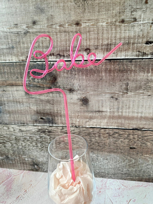 Bride & Babe Straw Set: Hen Party Cocktail Straws