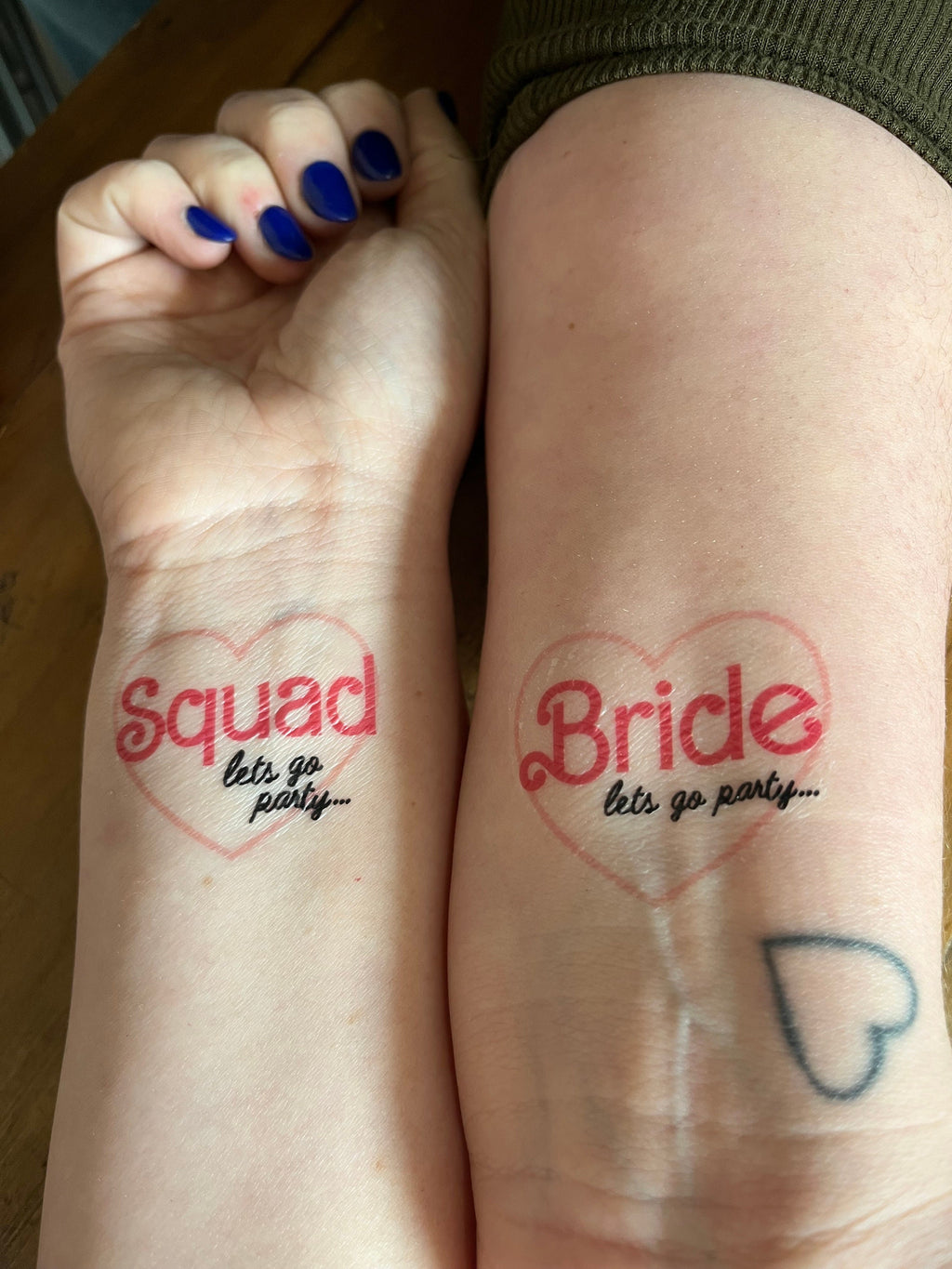 Hen Party Barbie Tattoos: Bride & Babe Bachelorette Accessories