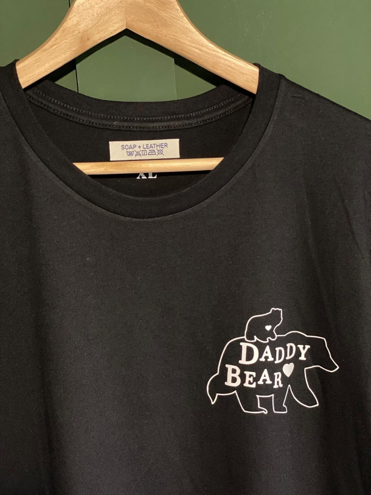 Daddy Bear T-Shirt & Baby Vest Set: Father's Day Twinning Outfit
