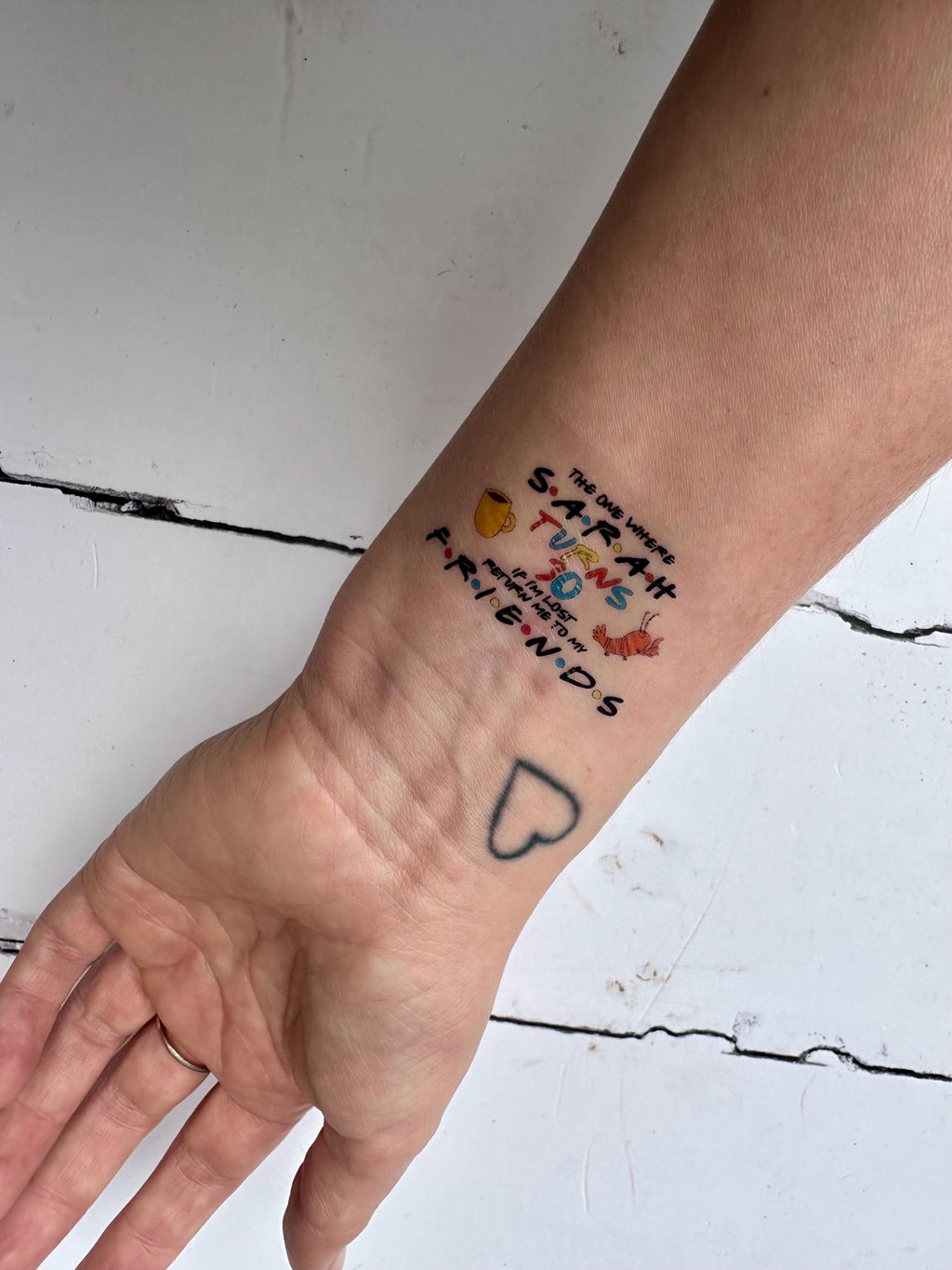 FRIENDS BIRTHDAY TATTOOS - Special Birthday Tattoo - Turning 30 - The one where… -