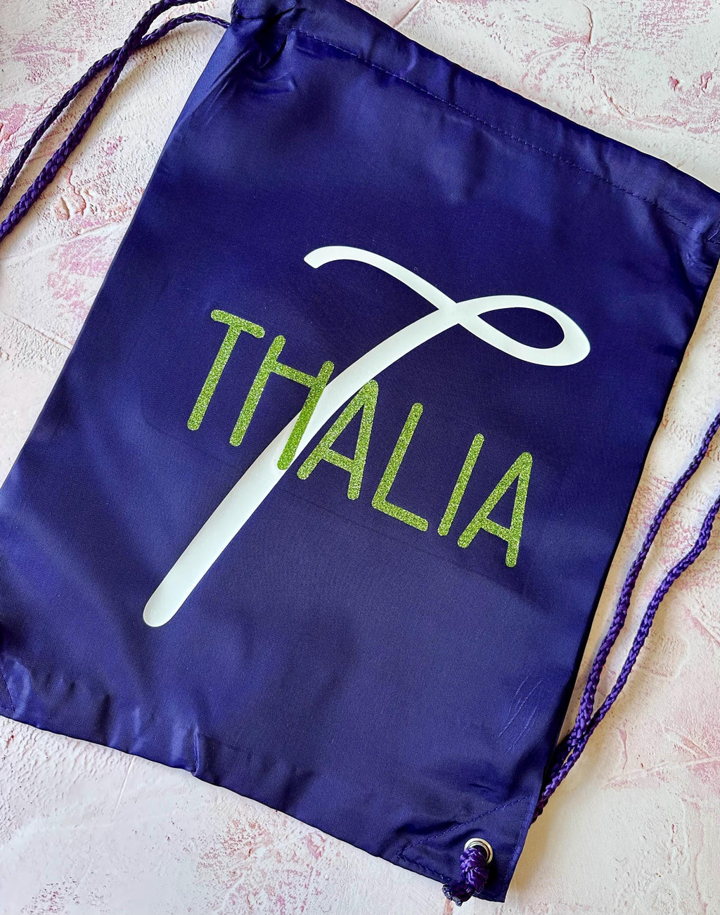 Personalised Kids Gym Bag: Water-Resistant P.E. Bag, Monogram Design