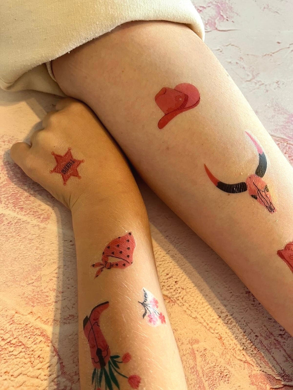 Cowgirl Hen Party Tattoos: Last Rodeo Bride & Bridesmaid Accessories