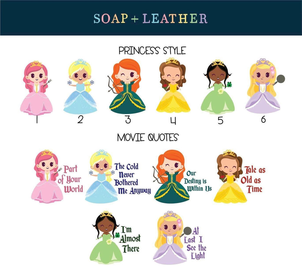 Personalised Princess Temporary Tattoos: Party Bag Fillers