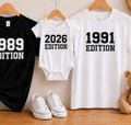 Matching Daddy & Baby Organic Cotton T-Shirt Set – Personalised Father's Day Gift