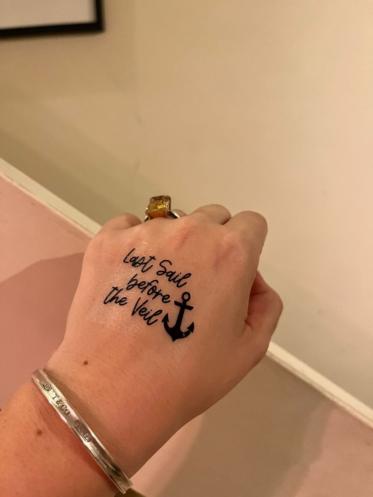 Last Sail Before the Veil Tattoos: Nautical Hen Party Accessories