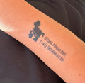 Personalised Child Safety Temporary Tattoos: Emergency Contact ID