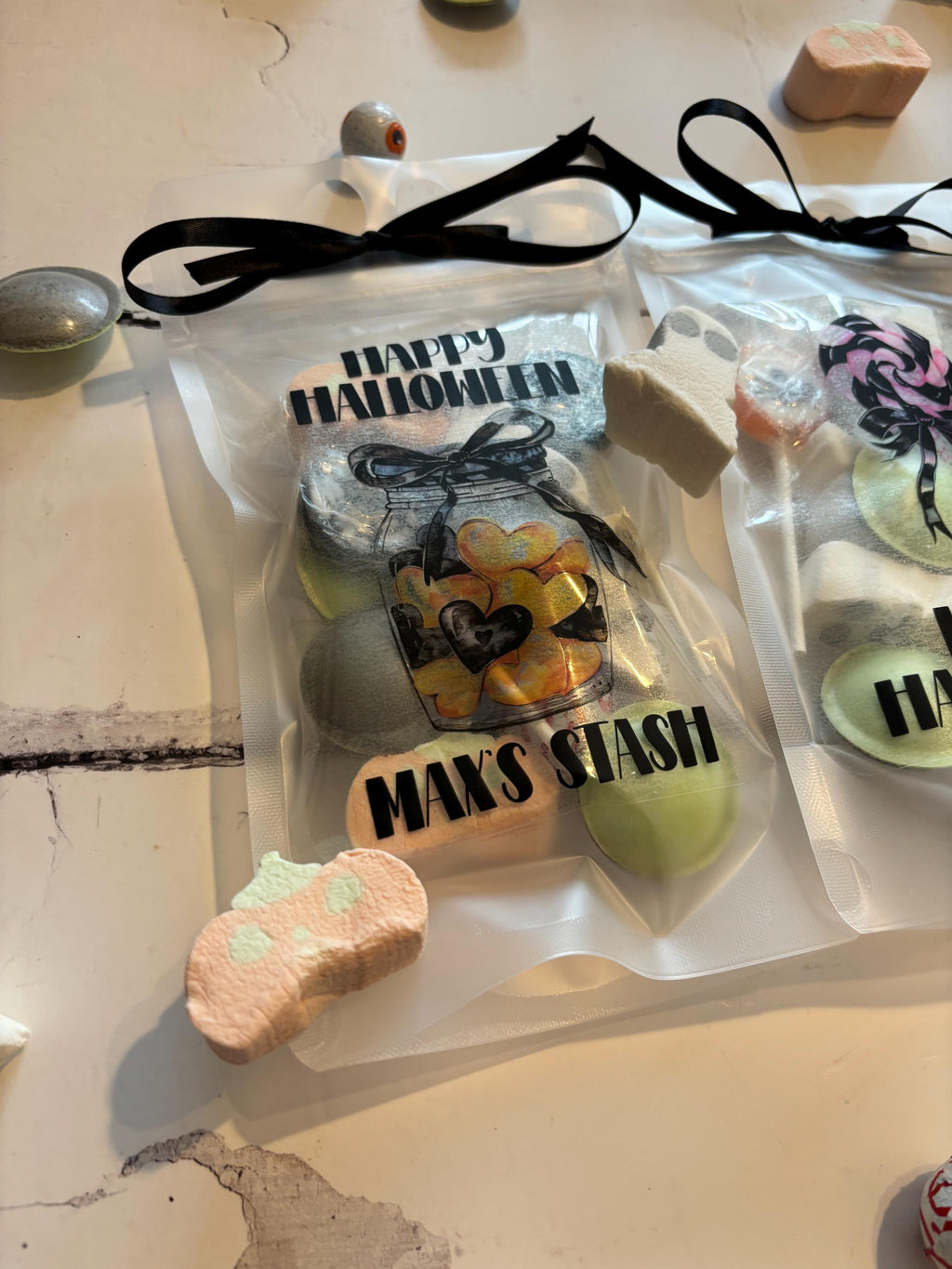 Personalised Halloween Sweet Pouch – Trick or Treat Party Favor