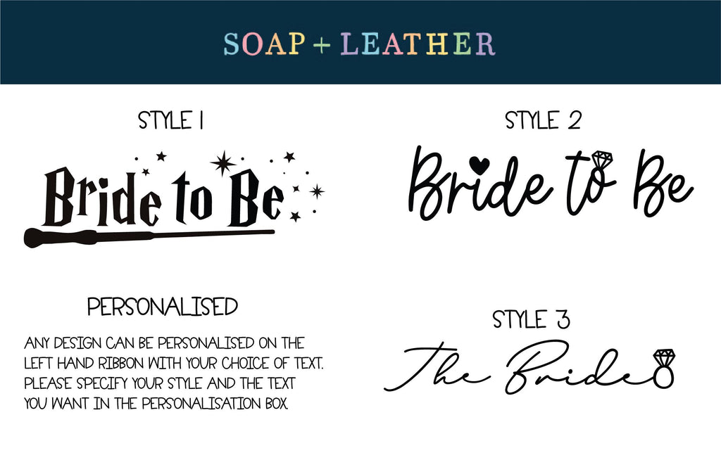 Personalized Bride To Be Satin Bow Veil - Bachelorette Hen Party