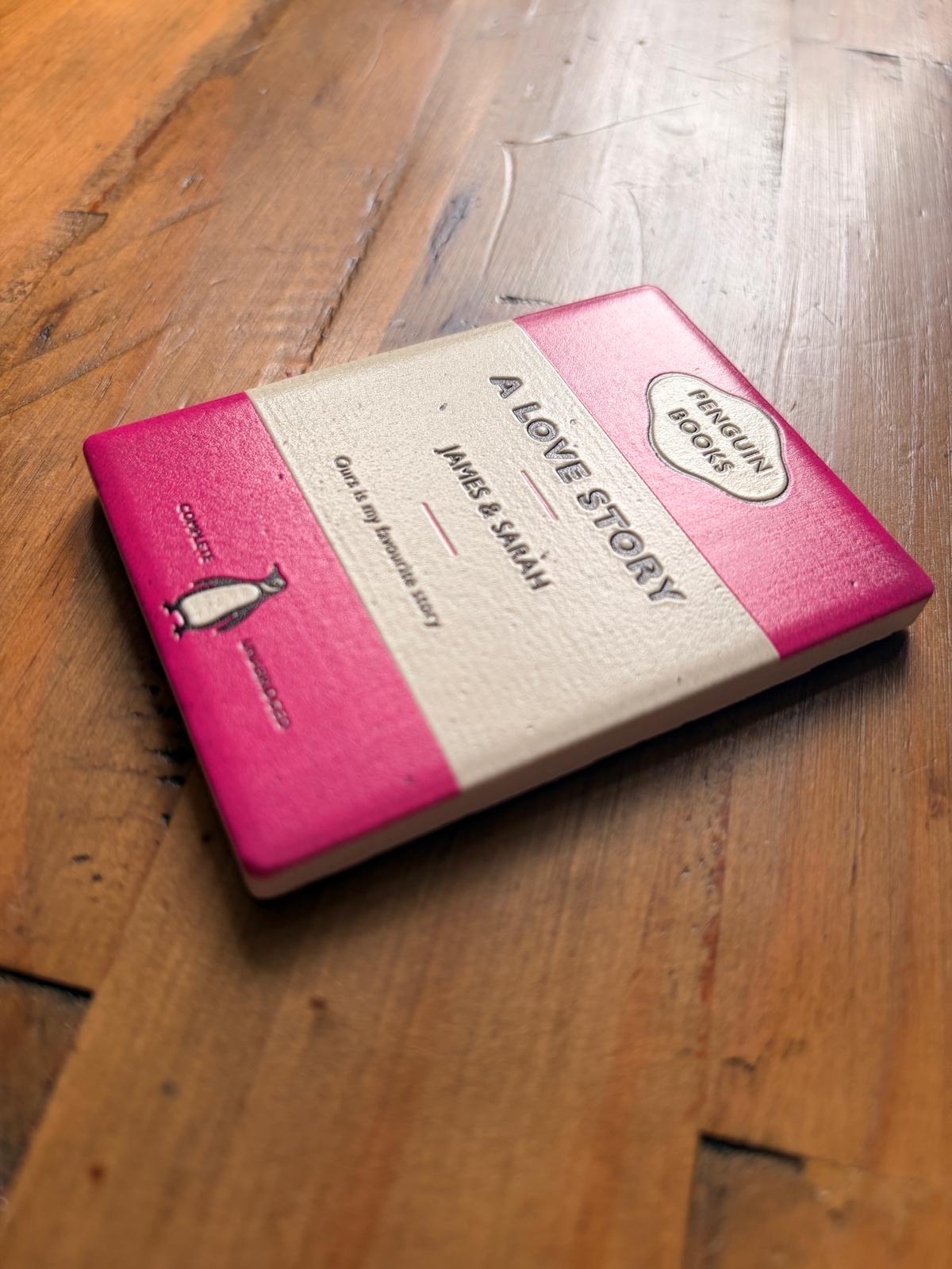 Personalised 3D Effect Book Cover Magnet | Vintage Literary Style, Custom Keepsake